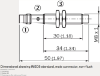 Picture of Ind.andur IME, M8, Sn=4mm, Unshielded, 2-wire NO, kere 50mm, pistik M8 3-pin, SICK